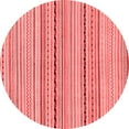 thumbnail image 1 of Ahgly Company Indoor Round Abstract Red Modern Area Rugs, 8' Round, 1 of 4