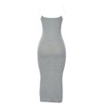 thumbnail image 6 of USSUMA Summer Dresses for Women 2025 Womens Dresses Sleeveless Square Neck Casual Camisole Wrap Skirt Slim Patchwork Maxi Dress Vintage Skirt Loose Dress Trekking Reduced Price Gray Dress Size-L, 6 of 6