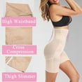 thumbnail image 3 of Joyshaper Waist Cross Compression Shapewear Shorts for Women Tummy Control Body Shaper Thigh Slimmer Panties Fajas Colombianas(Beige-S), 3 of 7