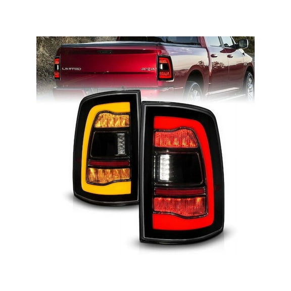 Tail Light Set - Compatible with 2011 - 2018 Ram 1500 2012 2013 2014 2015 2016 2017