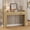 Natural Oak, variant on Aufeile 47" Arched Entryway Console Table, Farmhouse Sofa Table Behind the Couch, Wooden Narrow Entry Table for Living Room, Entrance, Hallway, Foyer, Walnut