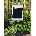thumbnail image 2 of POGLIP Outline High Detailed Map Oregon Shape Abstract America Border Cartography Garden Flag Decorative Flag House Banner 28x40 inch, 2 of 2