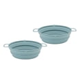 thumbnail image 4 of Air Cooker Silicone Pot, Separate Oil Filtering Anti Leakage Fryer Silicone Liner 2pcs V Shaped Nozzle Side Handles  For Kitchen For Ovens ANGGREK Air Cooker Silicone Pot, 4 of 8