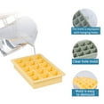 thumbnail image 3 of moldes de silicona para cubitos de hielo, con tapa desmontable, se pueden usar repetidamente, sin BPA, 3 of 5