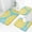Dahlia Floral Bath Mat Set, variant on Ocean Sea Bath Rug Sets Sets 3 Piece Summer Beach Wood with Starfish Sea Horse Octopus Bath Mat Soft Non Slip Water Absorbent U-Shaped Contour Toilet Mat, Toilet Lid Cover