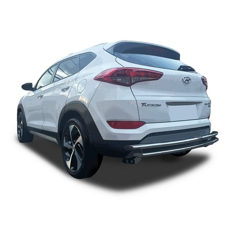 Broadfeet Rear Bumper Guard for 2016-2018 Hyundai Tucson in Stainless ...