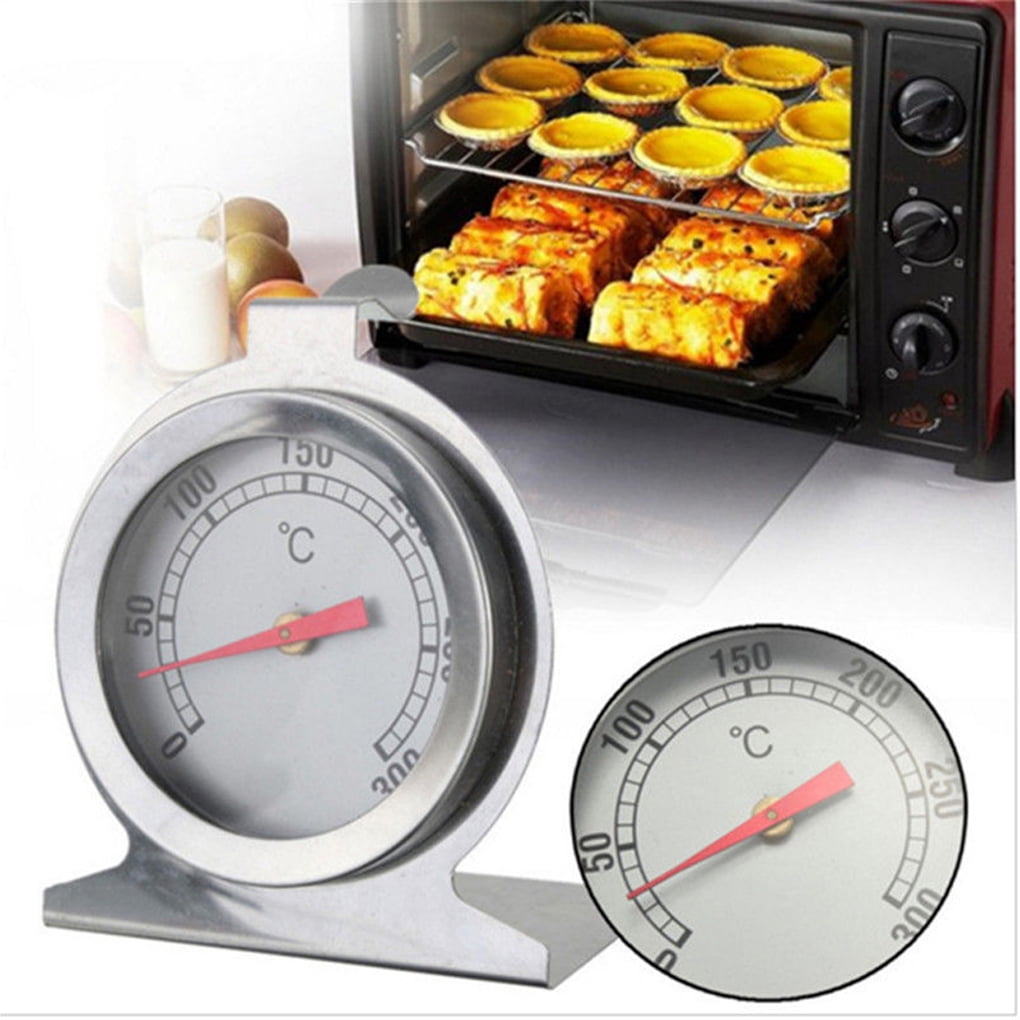 Stainless Steel Oven Cooker Thermometer Temperature Gauge Mini Thermometer  Grill Temperature Gauge for Household Cooking