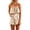 Beige, variant on Bohemian Floral Print Off Shoulder Jumpsuit For Summer Casual Fashion Romper With Ruffle