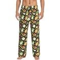 thumbnail image 1 of Balery Fruits Pantalones de pijama para hombre, pijama ultraligero, pantalón de descanso-3X-Large, 1 of 6