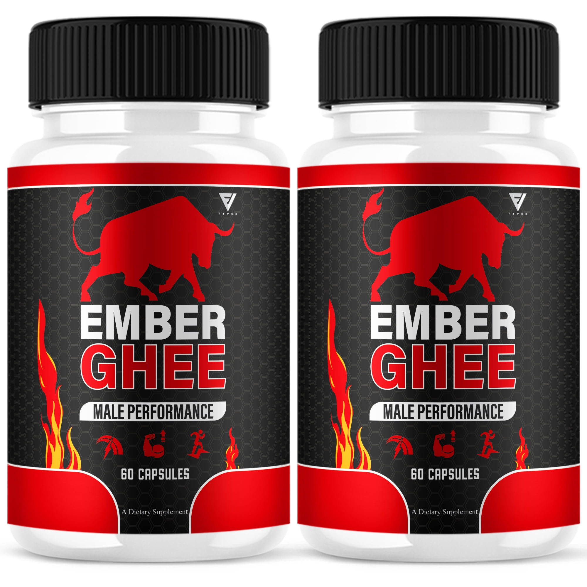 (2 Pack) Ember Ghee Max Performance Supplement EmberGhee Capsules (120 Capsules)