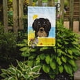 thumbnail image 2 of Caroline's Treasures BB2081GF Longhair Black and Tan Dachshund Summer Beach Flag Garden Size , Small, multicolor, 2 of 3