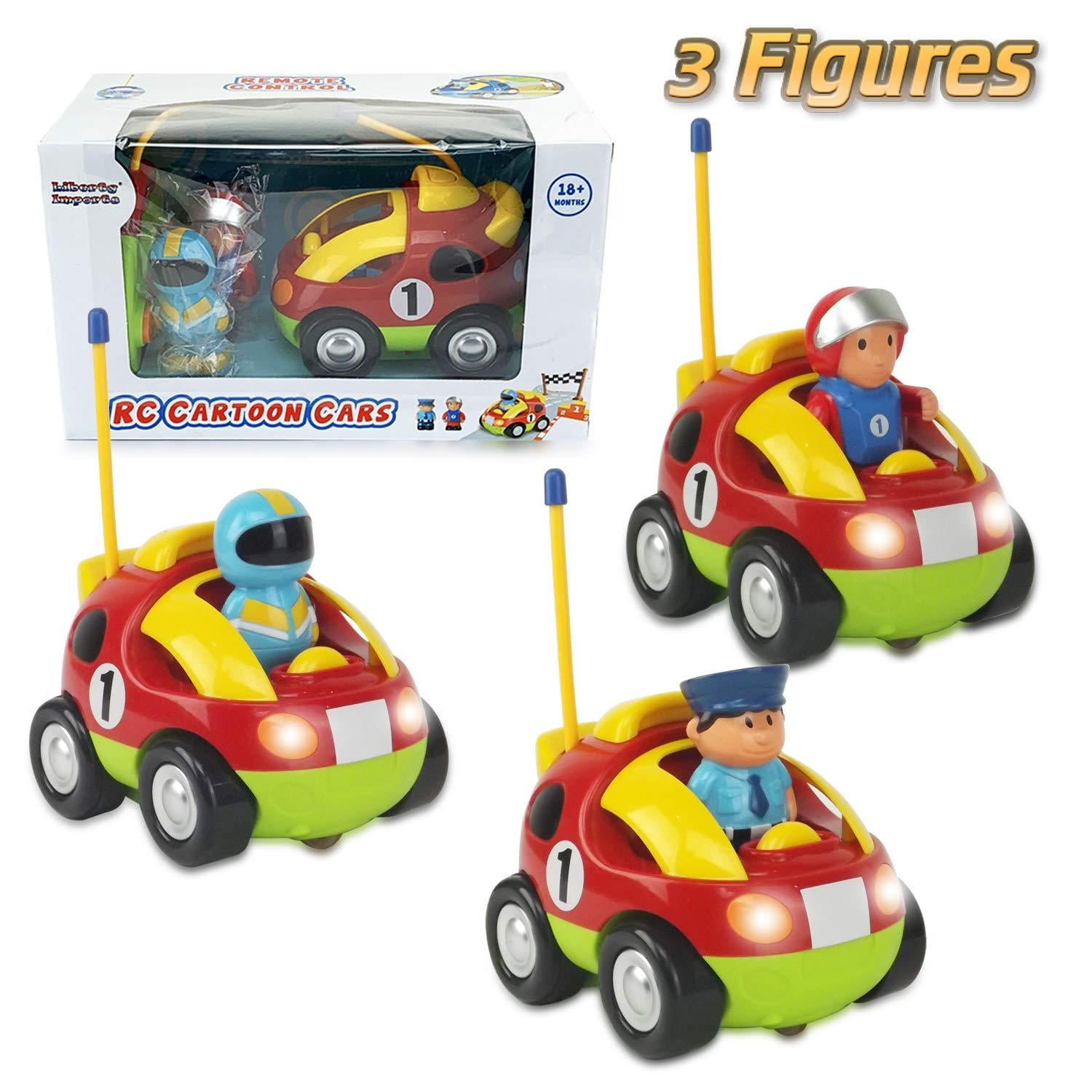 Liberty Imports Cartoon R/C Race Car Radio Control Toy for Toddlers 
