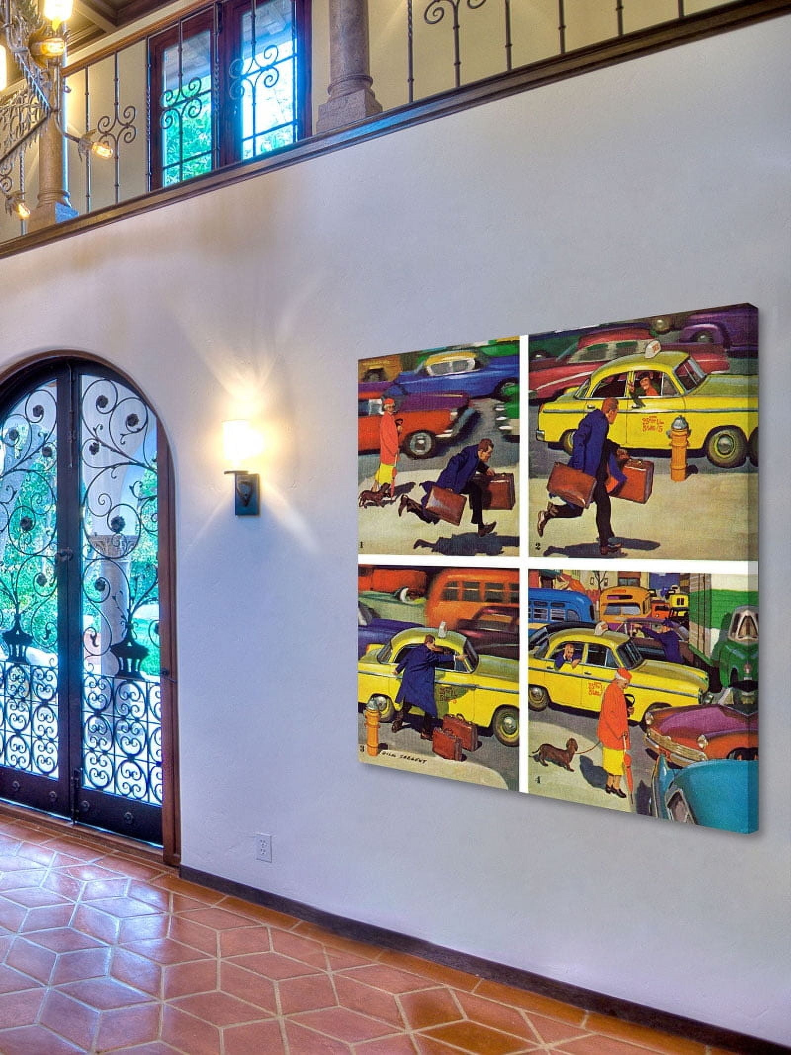 Marmont Hill "Running out of Time" Painting Print on Canvas