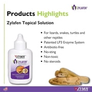 Zymox Zylafen Topical Solution for Reptiles, 1.25 oz. Soothes Irritated Skin