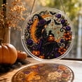 thumbnail image 6 of Halloween Suncatcher Acrylic Puzzle Window Hanging Decoration With Witch Pumpkin Skeleton Designs For Spooky Seasonal Home Decor, 6 of 9