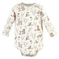 thumbnail image 5 of Hudson Baby Infant Girl Cotton Long-Sleeve Bodysuits, Enchanted Forest, 9-12 Months, 5 of 5