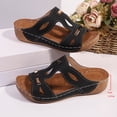 thumbnail image 5 of Shallow Cut Women's Versatile Comfortable Dress Shoes Plus Size Daily Wear Office Work Spring Summer Black 9.5, 5 of 9