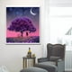 thumbnail image 4 of Pintura de diamantes para niña, cubo mágico DIY bajo el árbol de la luna, pintura de diamantes redonda con paisaje para sala de estar (sin marco), 4 of 5