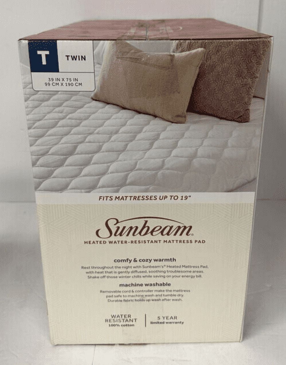 Sunbeam Heated Mattress Pad Washing Instructions Sunbeam Premium