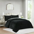 thumbnail image 2 of Soft Micromink Sherpa Comforter Set, 3-Piece Comforter Set – Fluffy Ultra Cozy, Warm, and Plush Reversible Comforter with 2 Pillowcase, Queen/King Size, 2 of 6