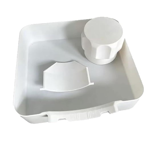 Universal Front Load Washing Machine Drain Pan, Leak Proof Drip Tray Funnel for Washer Filter Cleaning Apartment Garage Rental Use