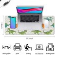 thumbnail image 5 of Long Mouse Pads for Desk,Dinosaurs Pattern Desk Mats on Top Of Desks, Desk Mouse Pad Extra Large with 3mm Non-Slip Base and Stitched Edge for Gaming,Office,Work,Home 31.5"x11.8", 5 of 6