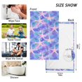 thumbnail image 6 of Yayeee 100% Cotton Hand Towels for Bathroom 16" x 28" Soft Absorbent Kitchen Towel, Pink Starfish Pattern, 6 of 7