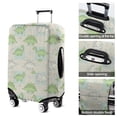 thumbnail image 5 of LightBeige Cartoon Dinosaurs Geometric Pattern Luggage Cover Fashion Suitcase Cover Baggage Covers Fit 25-28 Inch Luggage (Go Travel), 5 of 5