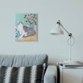 thumbnail image 2 of Stupell Home Décor Cat with Cushion and Vase Pastel Animal Painting Canvas Wall Art by Sally B, 2 of 6
