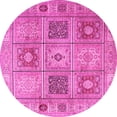 thumbnail image 1 of Ahgly Company Indoor Round Persian Pink Traditional Area Rugs, 7' Round, 1 of 4