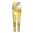 thumbnail image 4 of Jinhomg Cute Leggings for Women 2025 Sparkle Fancy Sequin Print Yoga Pants Fall Winter Thermal Comfy High Waist Full Length Tights Multicolor XXL, 4 of 5