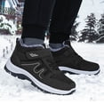 thumbnail image 4 of Chenyee Mens Winter Non Slip Snow Boots Warm Fleece Lined Slip On Sneakers Casual Lightweight Hiking Shoes, 4 of 8