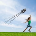 KERUILA Large Long Tail Beach Kites Toy for Kids and Adults Outdoor Game Line Kite Power Kite
