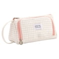 thumbnail image 2 of SagaSave Canvas Pencil Case Large Storage for Pens Pencil Eraser Makeup Brush 9 Choice, 2 of 6