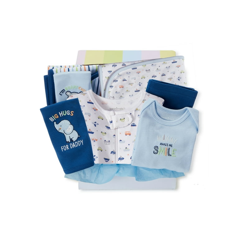 Garanimals Baby Boy Layette Shower Gift Set 7-Piece
