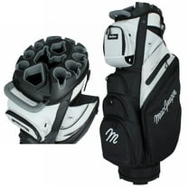 MacGregor Golf MACLOCK Ultimate Divider System Cart Bag, Black/White
