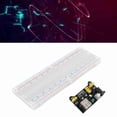 thumbnail image 1 of 65 Pcs Fil, 830 Points de Fixation Planche à Pain Prise USB Femelle Broche Standard Contact Module d'Alimentation 3.3V 5V Moins d'Erreur pour Programmation de Projet DIY, 1 of 7