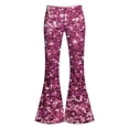 thumbnail image 5 of LRen Girls Flare School Uniform Pants Wide Leg Slim Fit Casual Preppy Dress with Pockets Flare Leg Casual Trousers for Tween Girls Age 15-16 Years, 5 of 5
