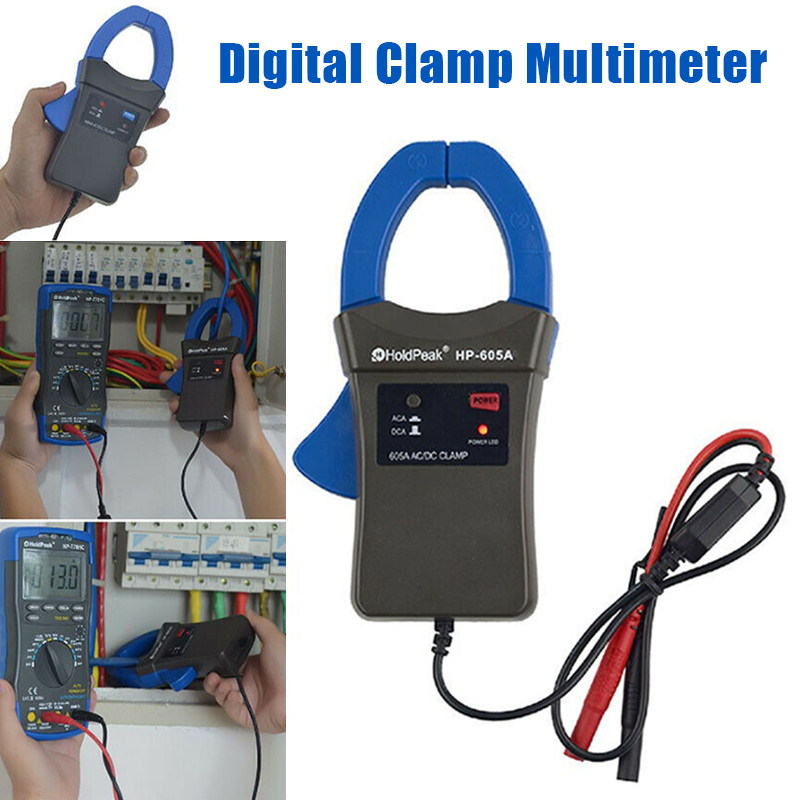 605A Digital Clamp Meter Adapter 600A DC AC Current Clamp Adapter Clamp