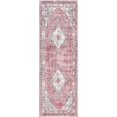 thumbnail image 4 of nuLOOM Vintage Debra Medallion Fringe Area Rug or Runner, 4 of 5