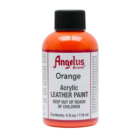 UPC: 0086366740248 | Angelus® Acrylic Leather Paint  4 oz.  Orange
