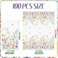 thumbnail image 2 of 100 PCS Wildflower Paper Napkins, Disposable Flower Bathroom Guest Hand Towels Floral Dinner Napkins Decorative for Kitchen Wedding Birthday Baby Shower Party Decoration (Wildflower), 2 of 14