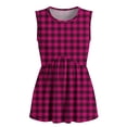 thumbnail image 3 of Hilenly Womens Tank Top Sleeveless Crew Neck Peplum Tops Loose Fit Casual Flowy Summer Clothes, 3 of 6
