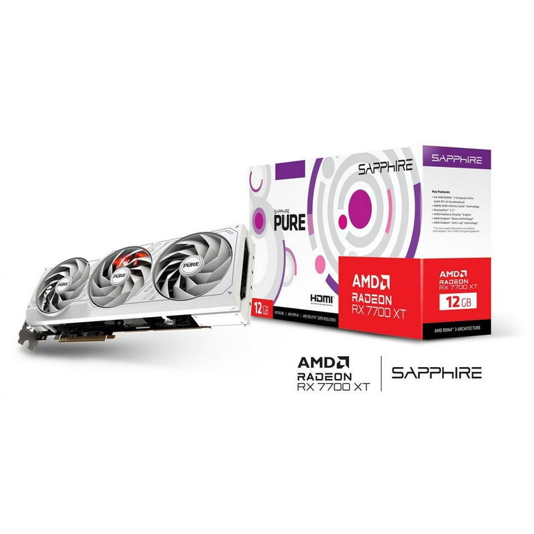 Sapphire AMD Radeon RX 7700 XT Graphic Card - 12 GB GDDR6 11335-03