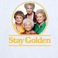 thumbnail image 3 of Golden Girls - Stay Golden Group - Toddler And Youth Short Sleeve Graphic T-Shirt, 3 of 5