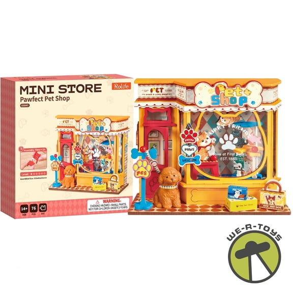 Rolife Pawfect Pet Shop DIY Miniature House DS045