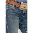 thumbnail image 2 of Rock & Roll Denim Women's And Medium Wash Mid Rise Extra Stretch Riding Medium Wash 32W x 30L, 2 of 4