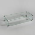 thumbnail image 4 of , Rectangular Fire Pit Wind Guard, Clear ,Glass , Rectangular Fire Pit Wind Guard, 4 of 5