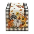 thumbnail image 5 of PoyoKee Thanksgiving Table Runner, Linen Holiday Table Cloth, Fall Decor Tablecloth for Dining Home Mantel Living Room Party Decorations, 72" x 13", 5 of 6