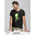 thumbnail image 2 of Shadow Ninja Green Gamer Icon T-Shirt Men -Image by Shutterstock, Male x-Large, 2 of 4